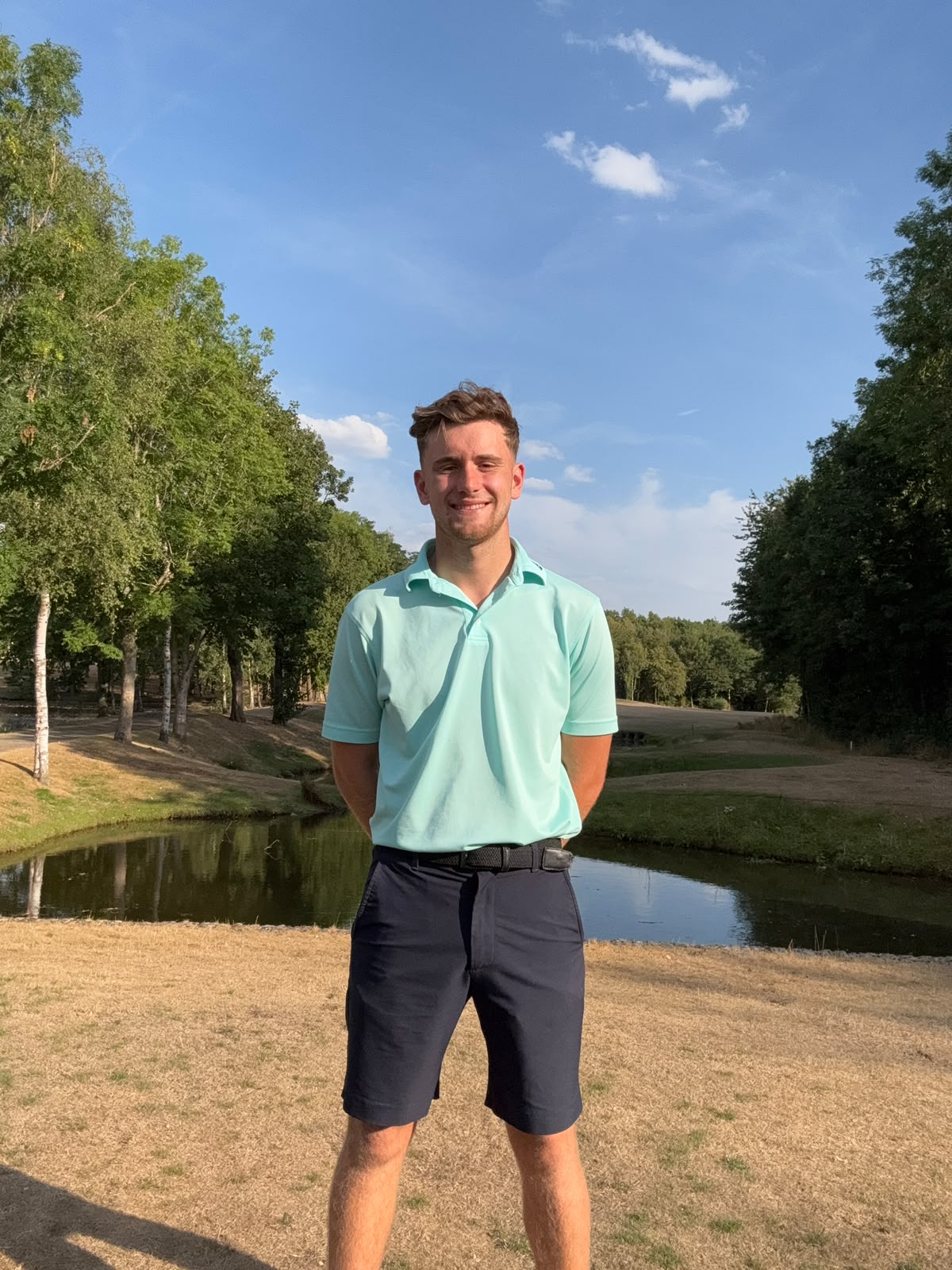 Mattie Wright on the golf course